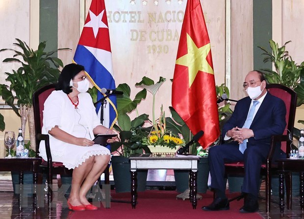 President receives leaders of Cuba – Vietnam friendship organisations
